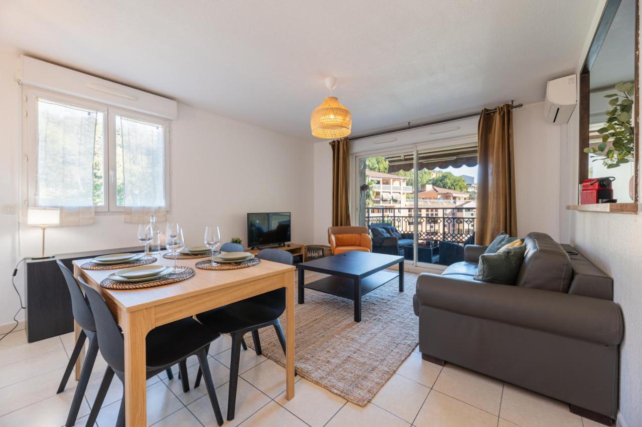 Appartement Familial, Terrasse, Val Des Castagnins 芒通 外观 照片