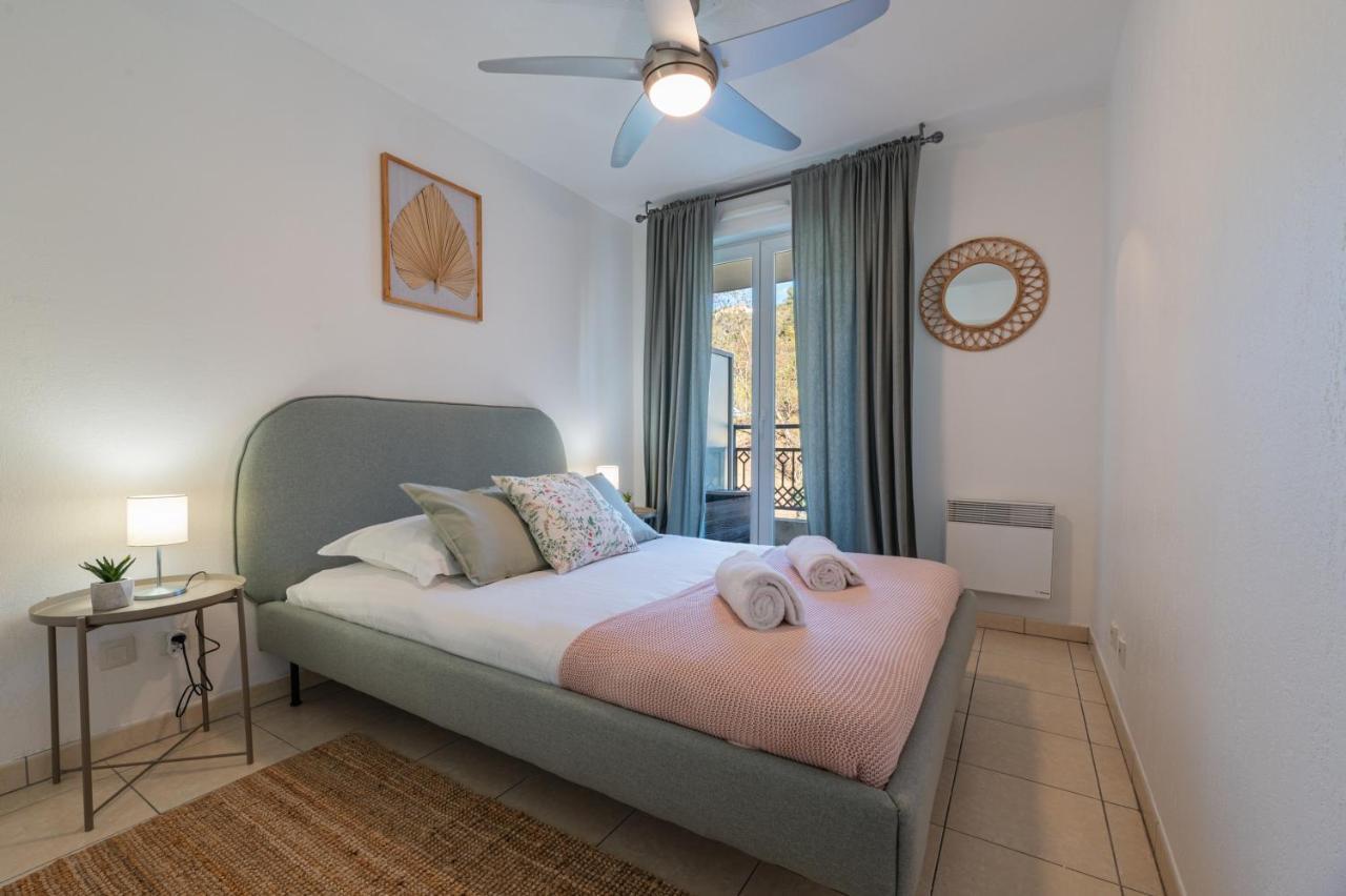 Appartement Familial, Terrasse, Val Des Castagnins 芒通 外观 照片